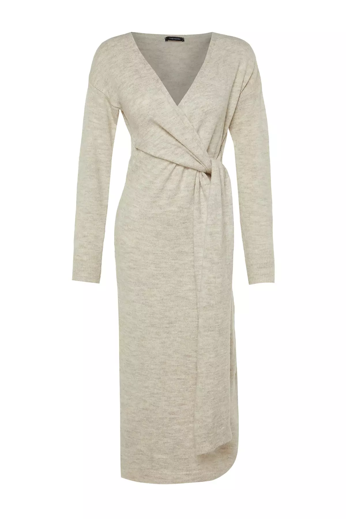 Double Breasted Collar Maxi Dress