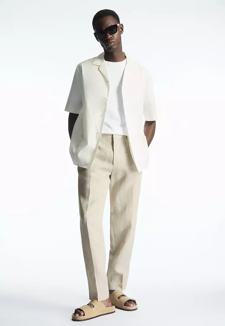 COS Tapered Linen Trousers 2024, Buy COS Online