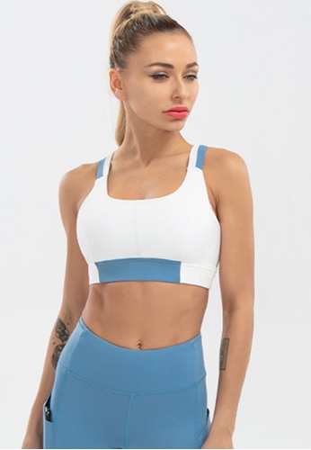 Trendyshop white and blue Quick-Drying Yoga Fitness Sports Bras 44B25US986F2BBGS_1