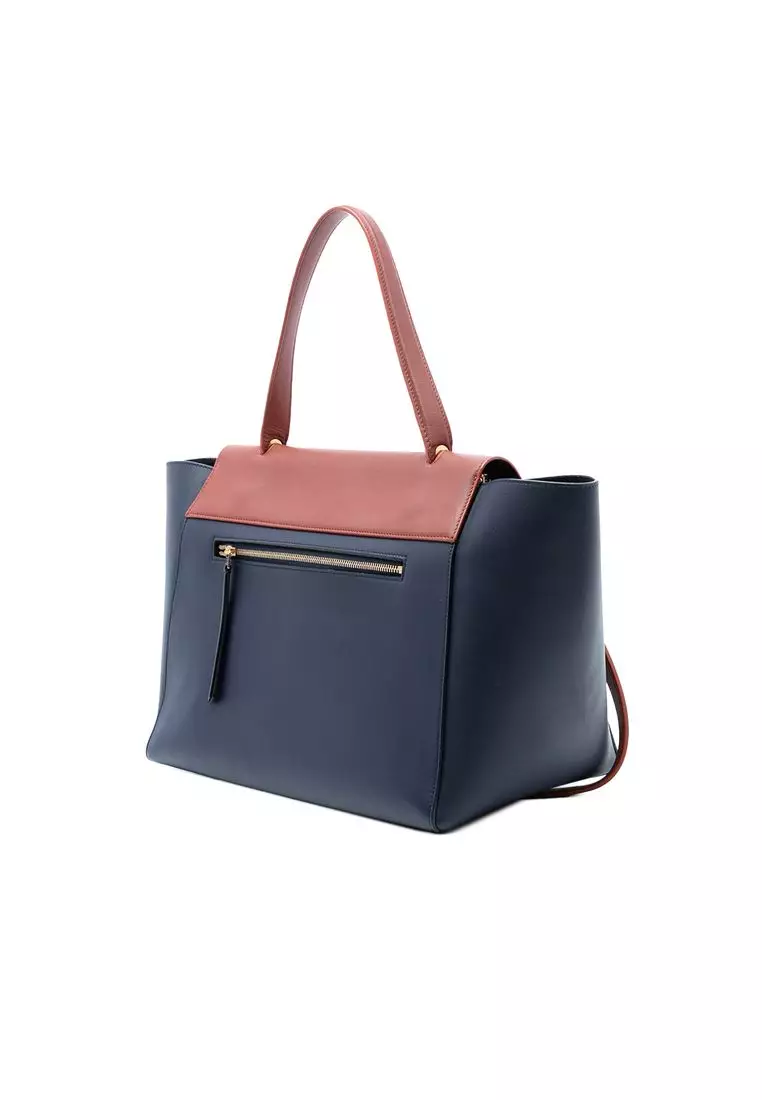 Pre-Loved Celine Mini Bicolor Smooth Calfskin Belt Bag