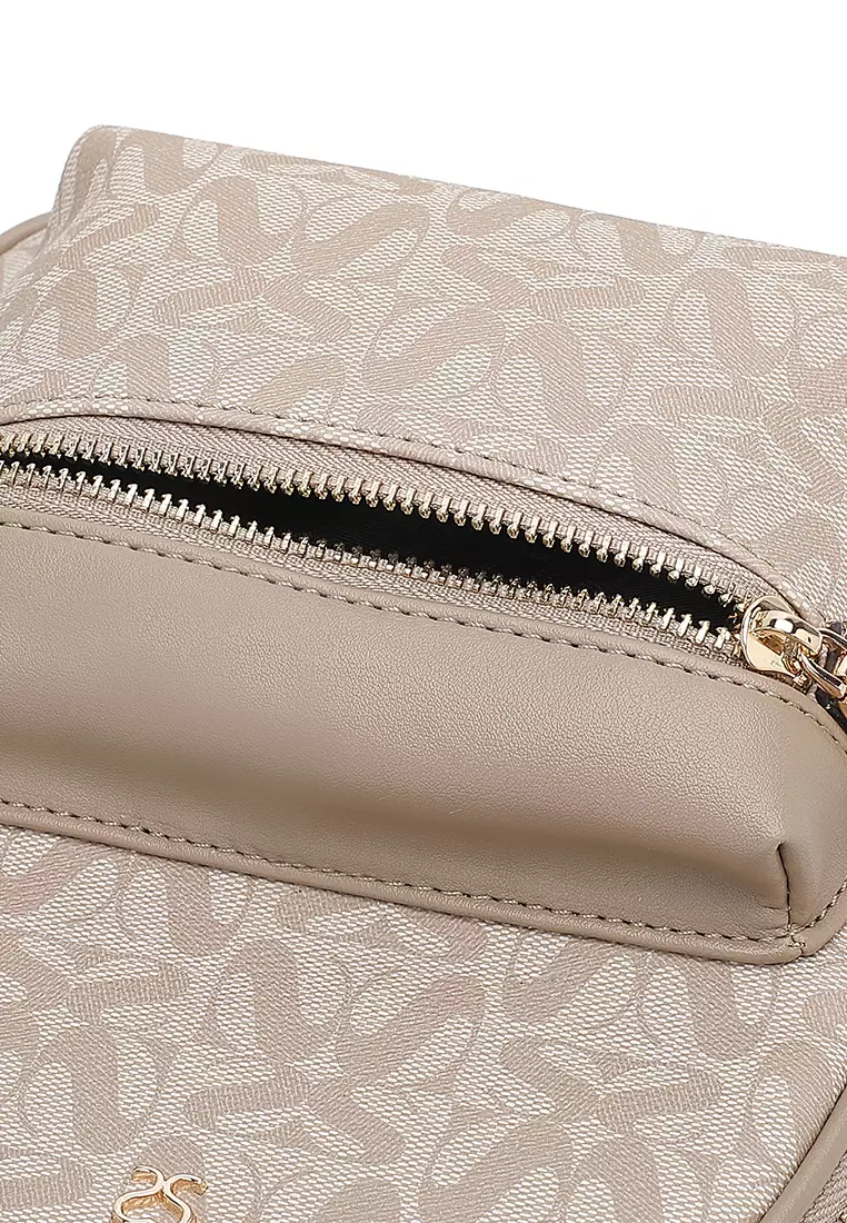 Women's Mini Backpack - Beige