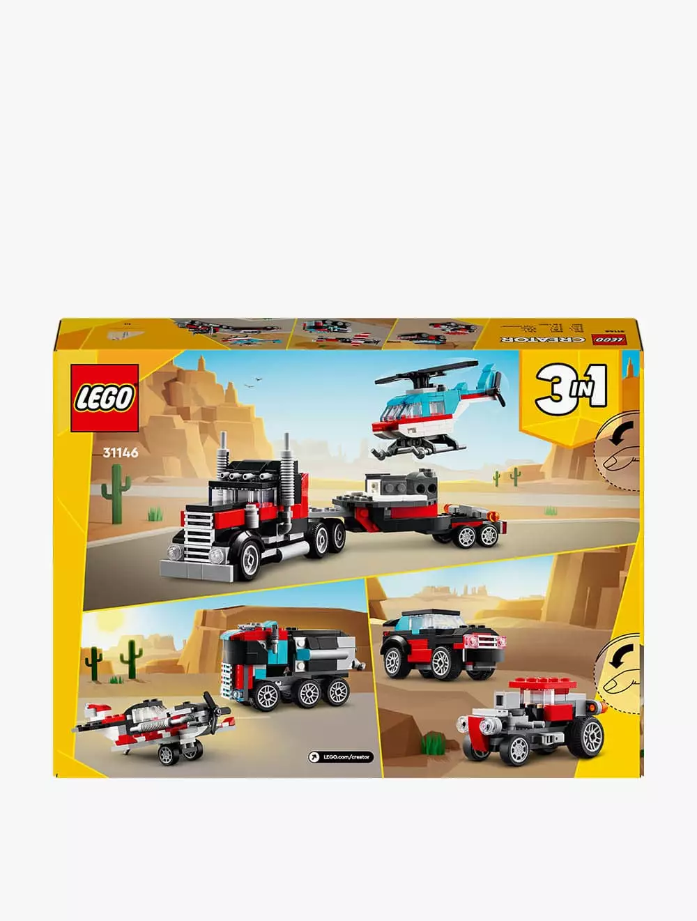 LEGO® Creator Flatbed Truck with Helicopter - 31146