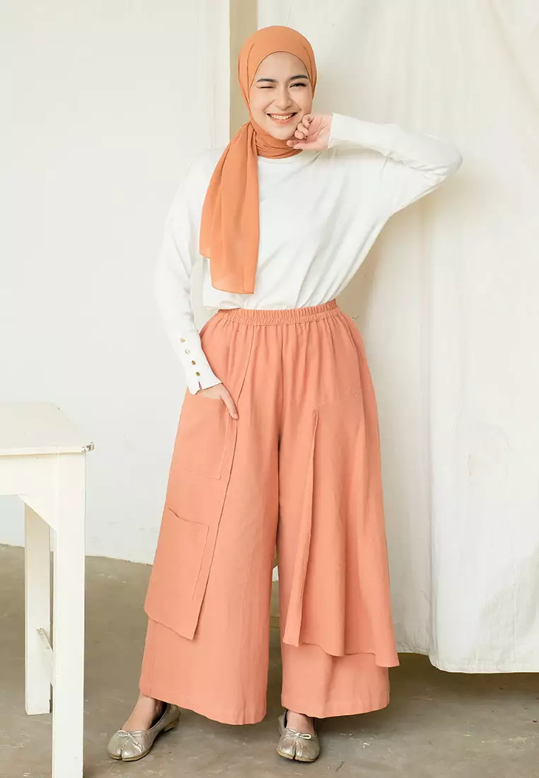 Meelva Pants Soft Orange