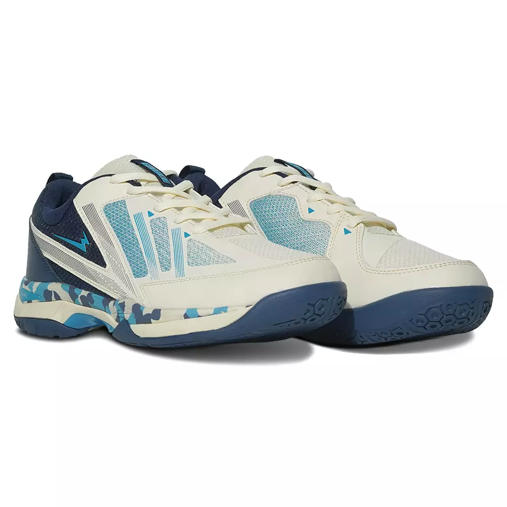 Eagle Sepatu Badminton Zephyr - COKLAT MUDA/BIRU TUA