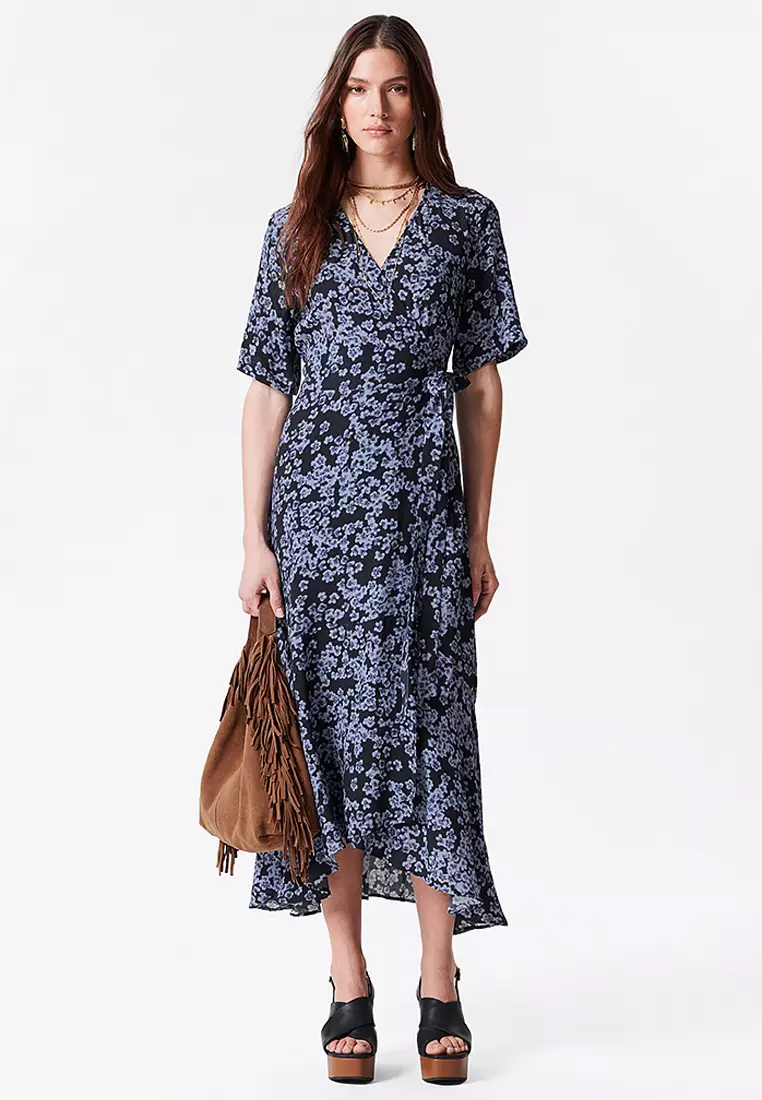& other stories wrap midi dress Wrap Dress Other Stories Jacquard Dress Wrap Midi Dress