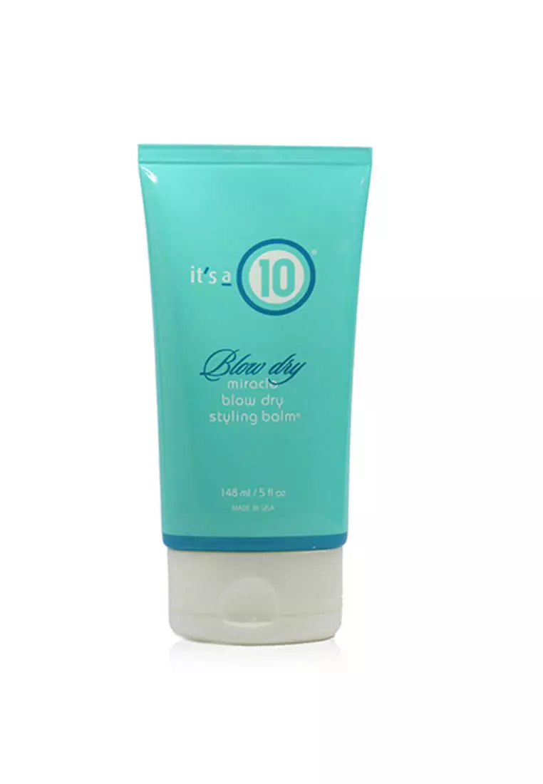 Ion straightening outlet blow dry balm