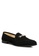 London Rag black Solid Colored Faux Suede Loafers 06085SH258477AGS_2