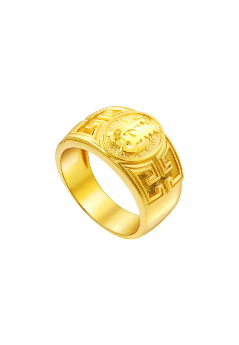 Buy TOMEI TOMEI【纳福迎祥】Blissful Ring, Yellow Gold 916 2024 Online ...