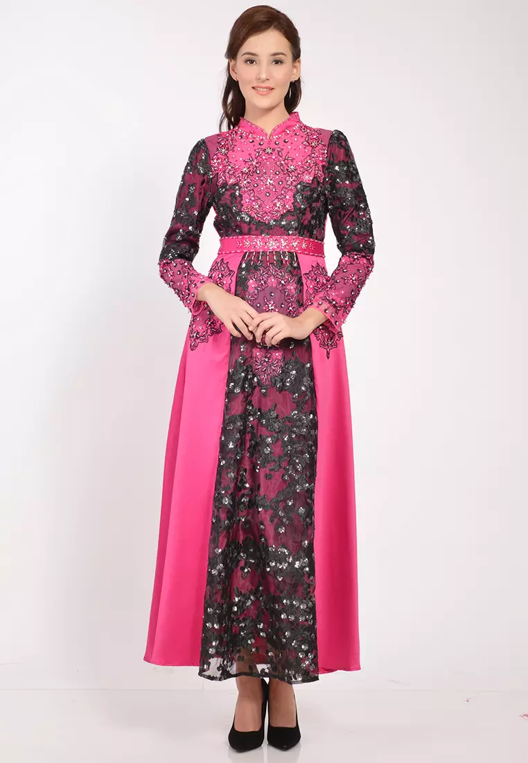 Bibiq Gamis Satin Organza