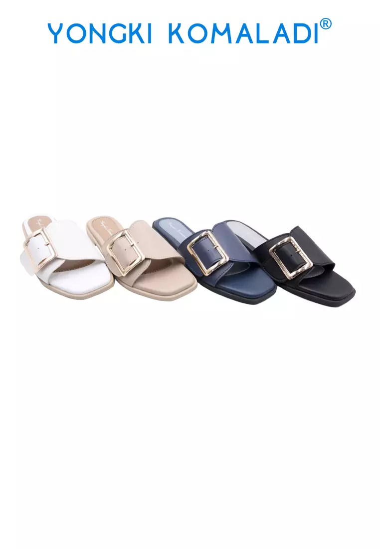 [ ORIGINAL ] YONGKI KOMALADI SANDAL OL-AR47711-24 COKLAT MUDA