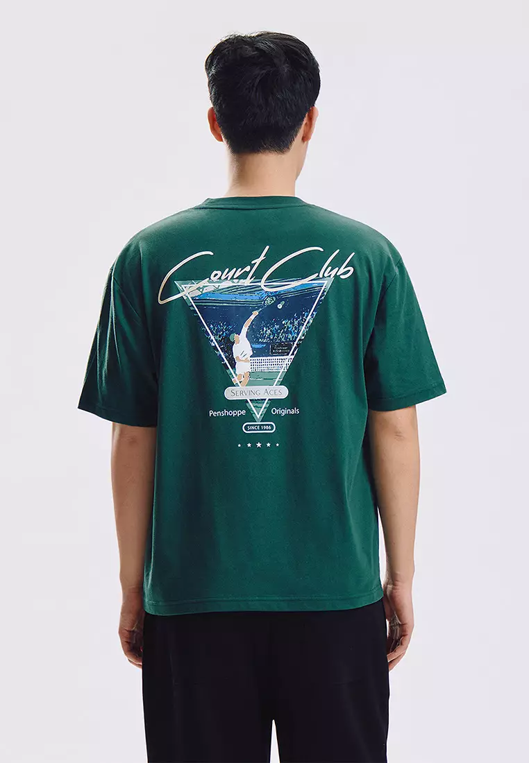 Court Club Relaxed Graphic T-Shirt