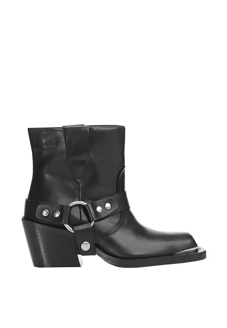 Discount on Mango  shoes - SKU: Buckle Ankle Boots