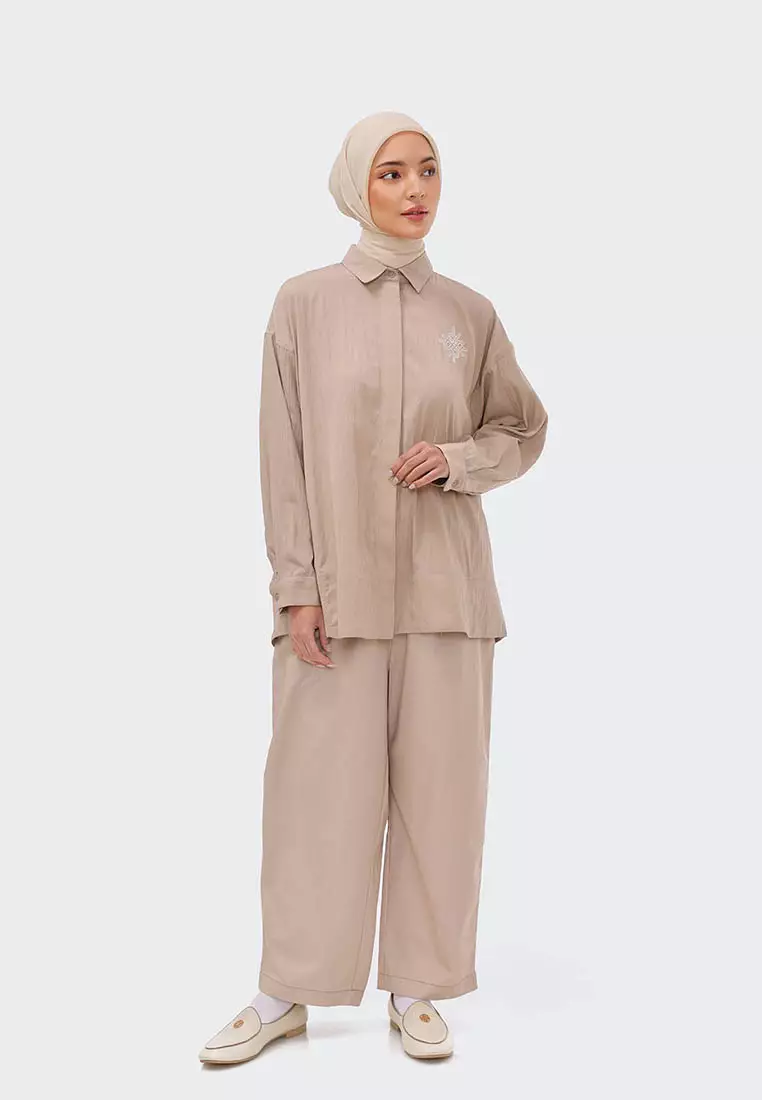 Ria Miranda Misty Grey Adina Shirt