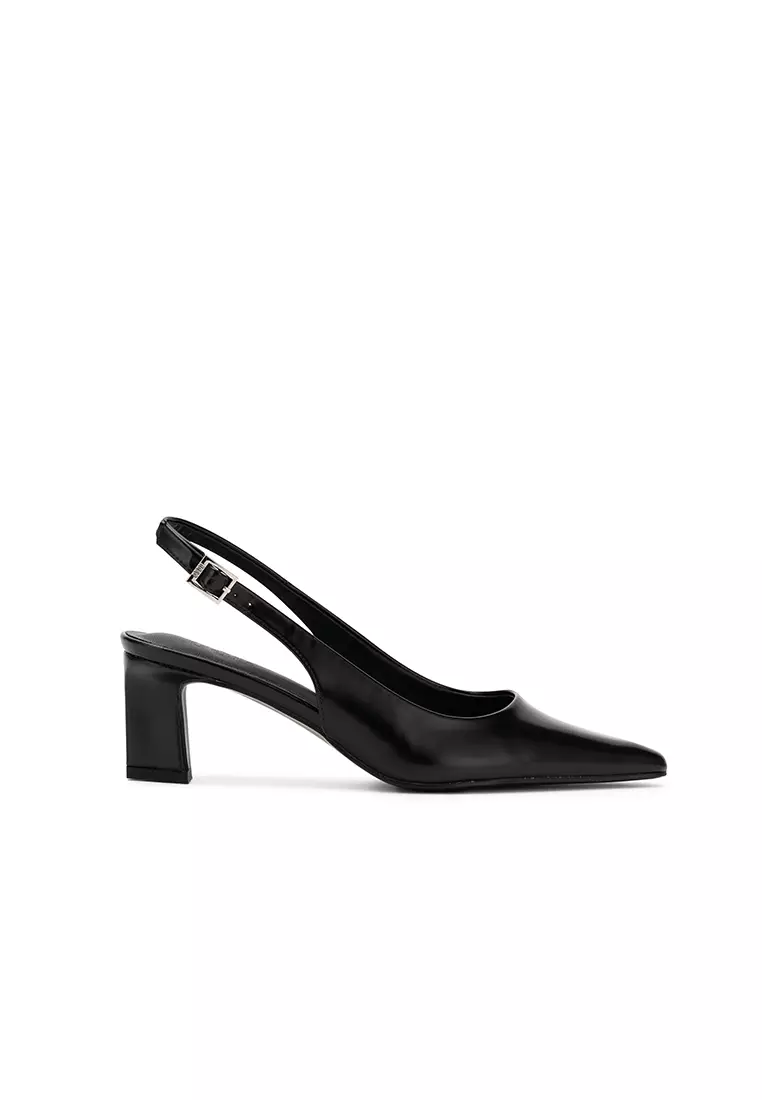 Discount on Nose  shoes - SKU: SCULPTURE SLINGBACK HEEL PUMP