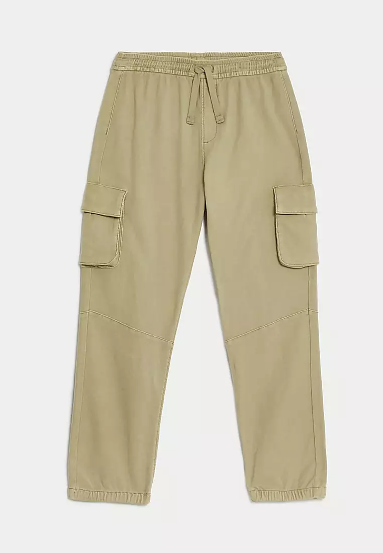 Cotton Rich Cargo Trousers