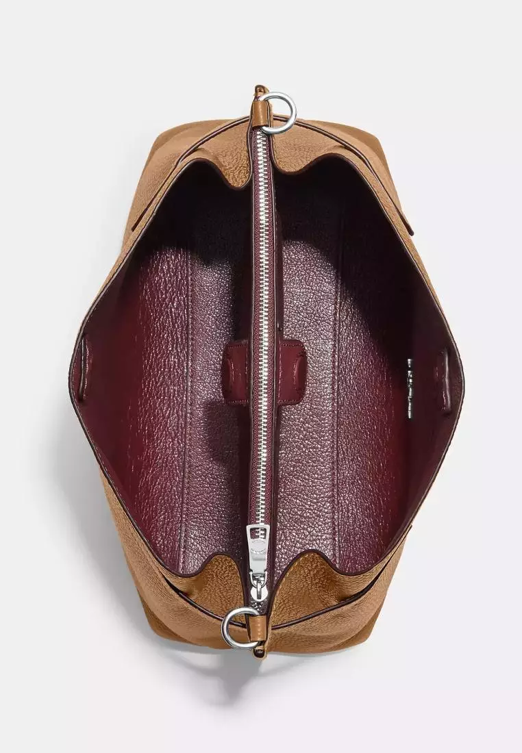 Coach Hanna Shoulder Bag Light Saddle