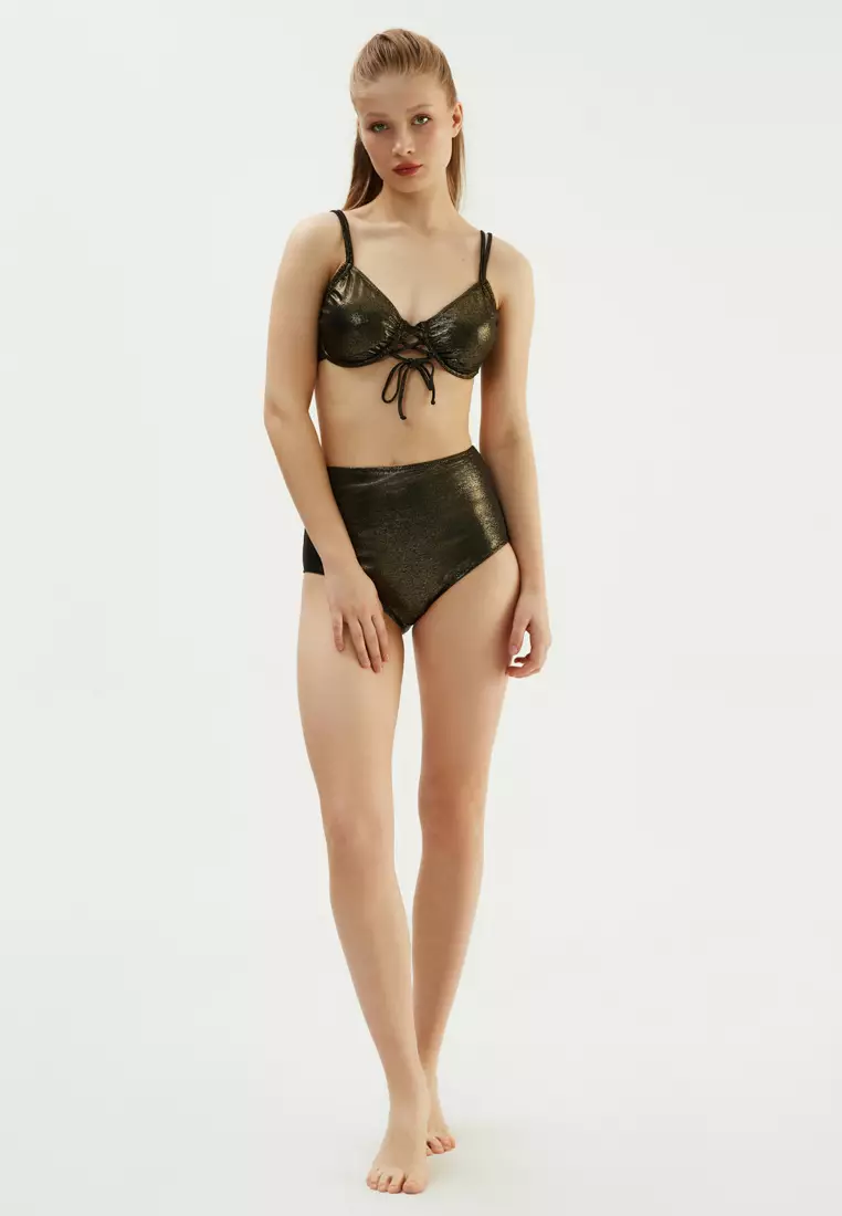 Bronze Bikini Top, Full-Cup, Underwire, Swimwear for Women