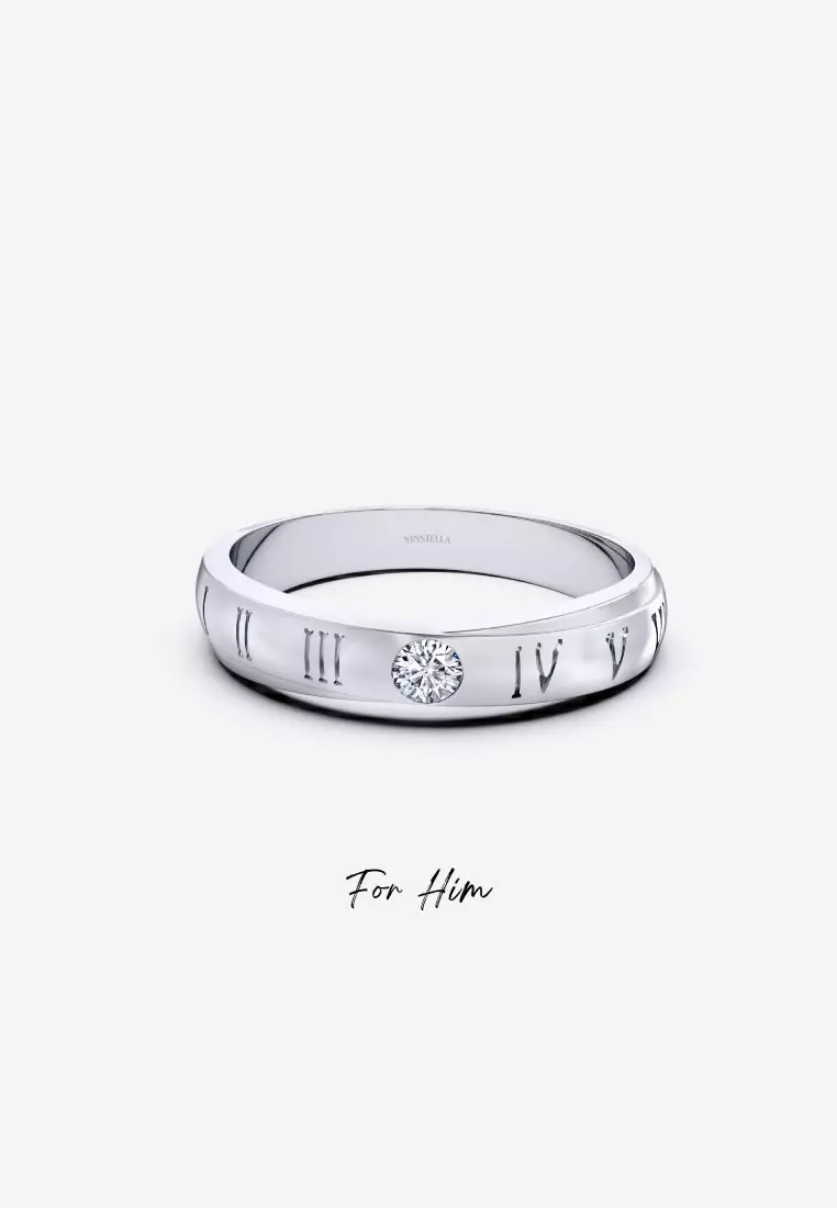 Vinstella Roman Couple Ring - Men's