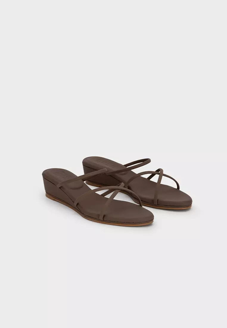 STRAPPY CLOUDFOAM WEDGE HEEL SLIDE