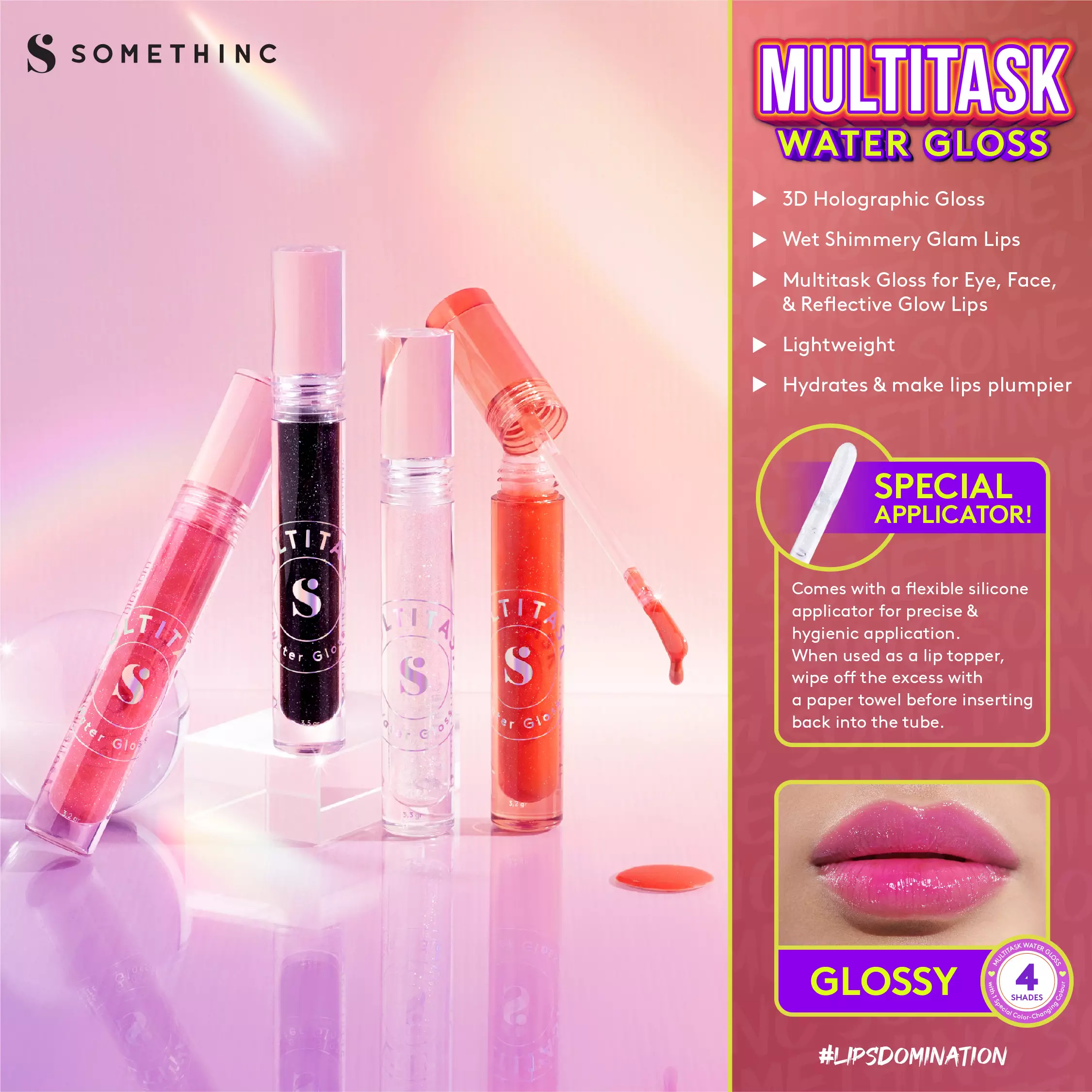 SOMETHINC Multitask Water Gloss - Apricot