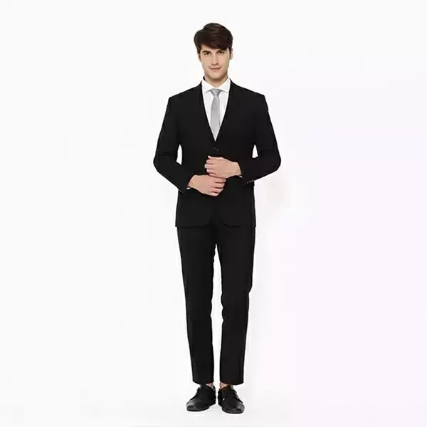 Lawell Jas Pria Formal Modern Fit – Kancing Dua, Warna Hitam | Altima