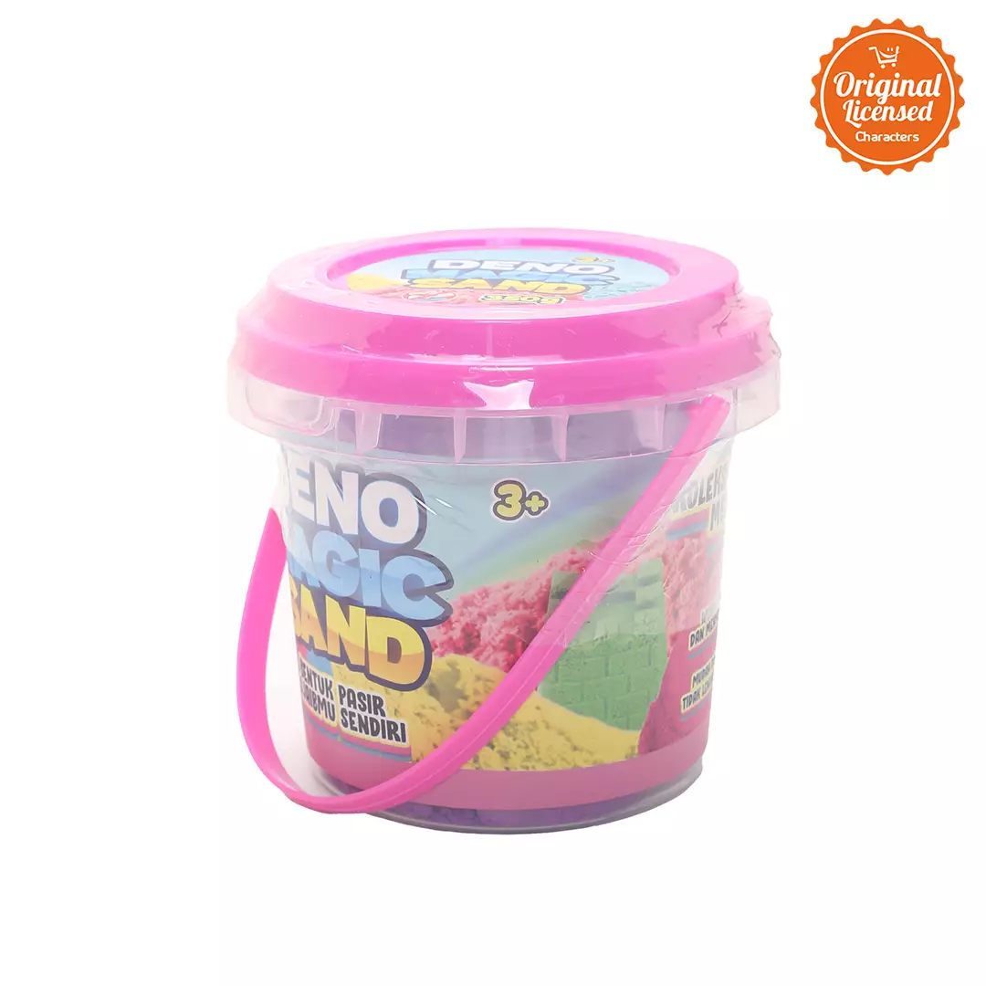 Mainan Anak Deno Magic Sand (Bucket) Pink