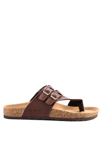 Jual CARVIL Carvil Sandal Casual Men Jaden-03 M Brown 