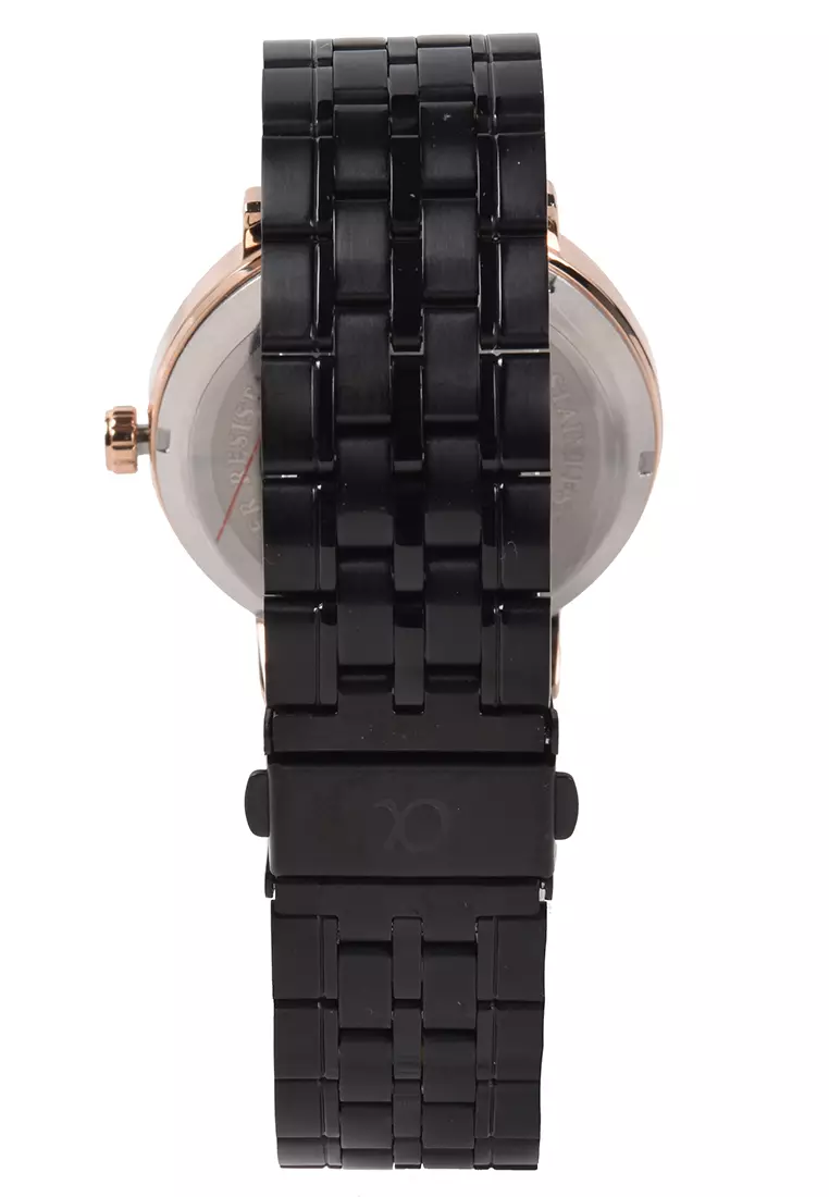 Alfa Sapphire - Jam Tangan Pria - Rosegold - Black Stainless Steel Bracelet - 88169M-A