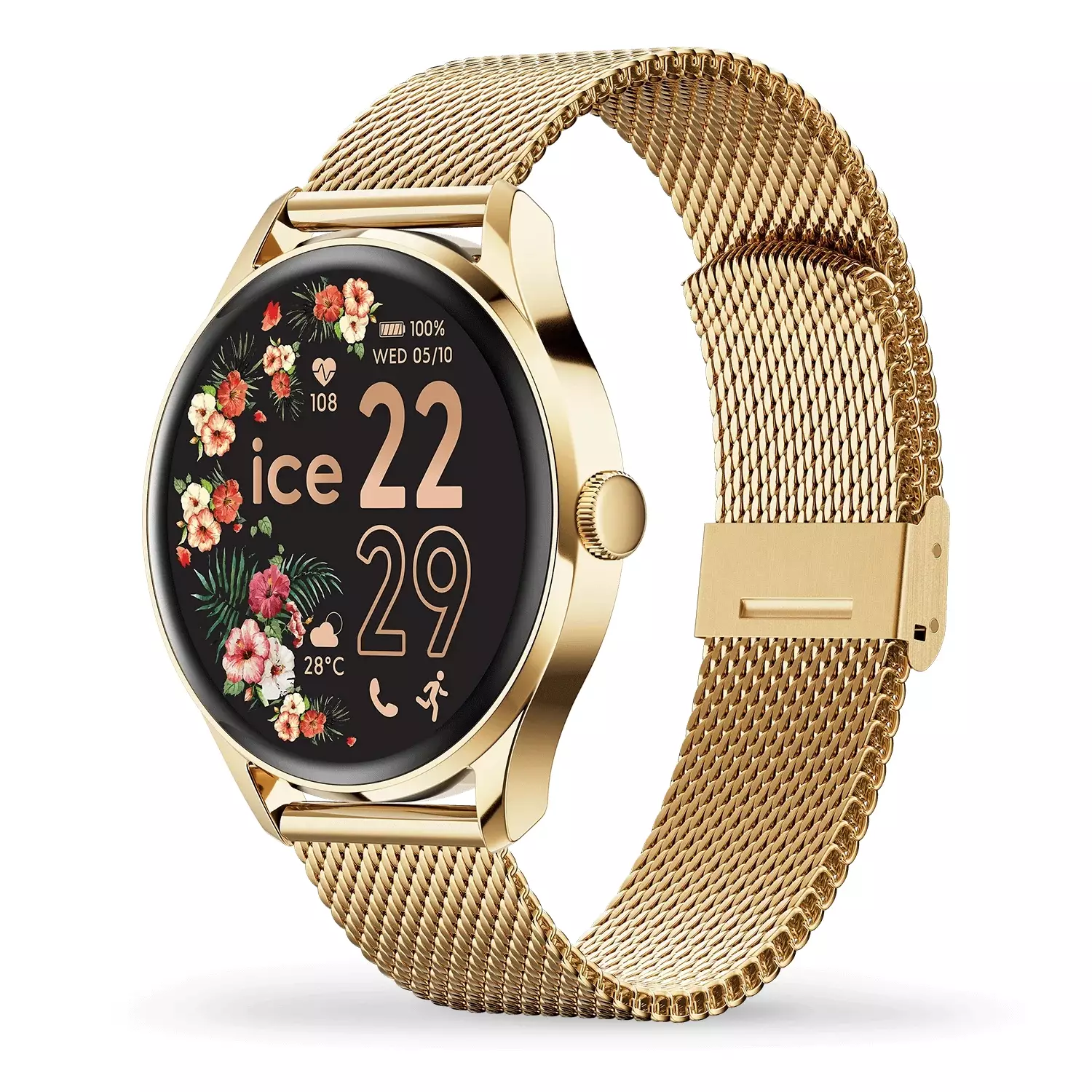 ICE Smart Watch 2.0 round AMOLED 1.20 - Gold 39mm [024655]