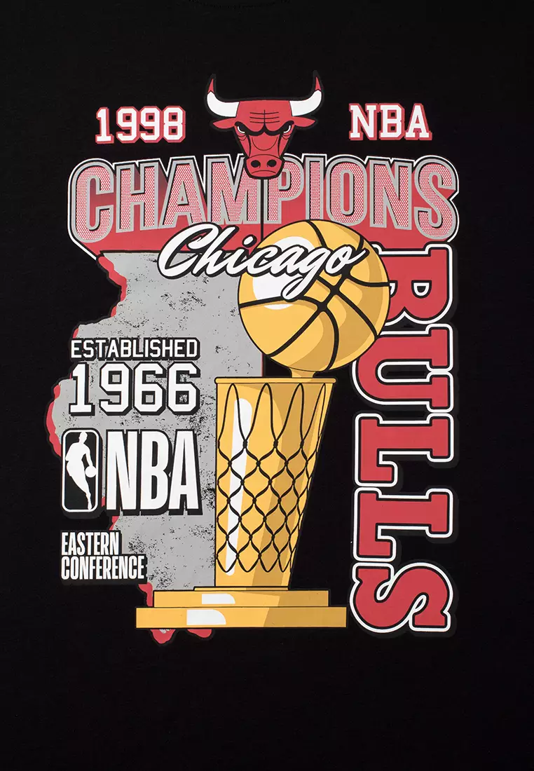 Chicago Bulls  T-Shirt for Men Basketball City Champs Collection
