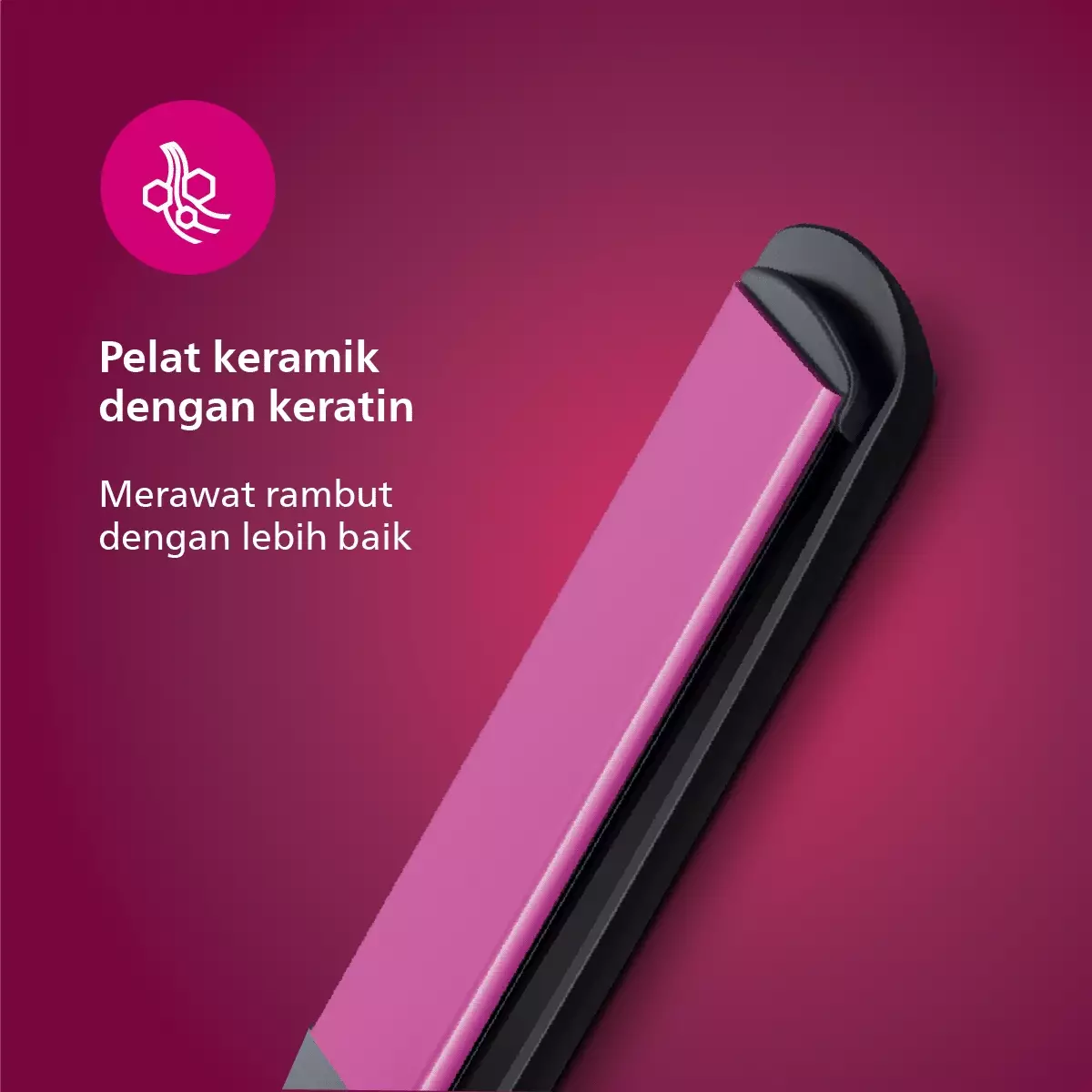 Philips Hair Straightener General HP8401/00 Catokan Pelurus Rambut