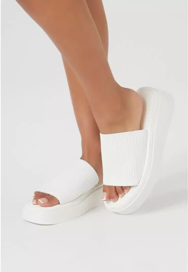 White platform sandals forever 21 sale