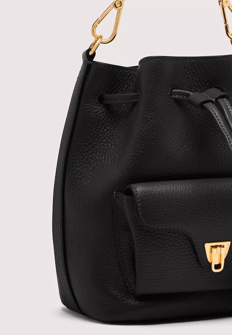 Beat Generation Drawstring Top-Handle Bag