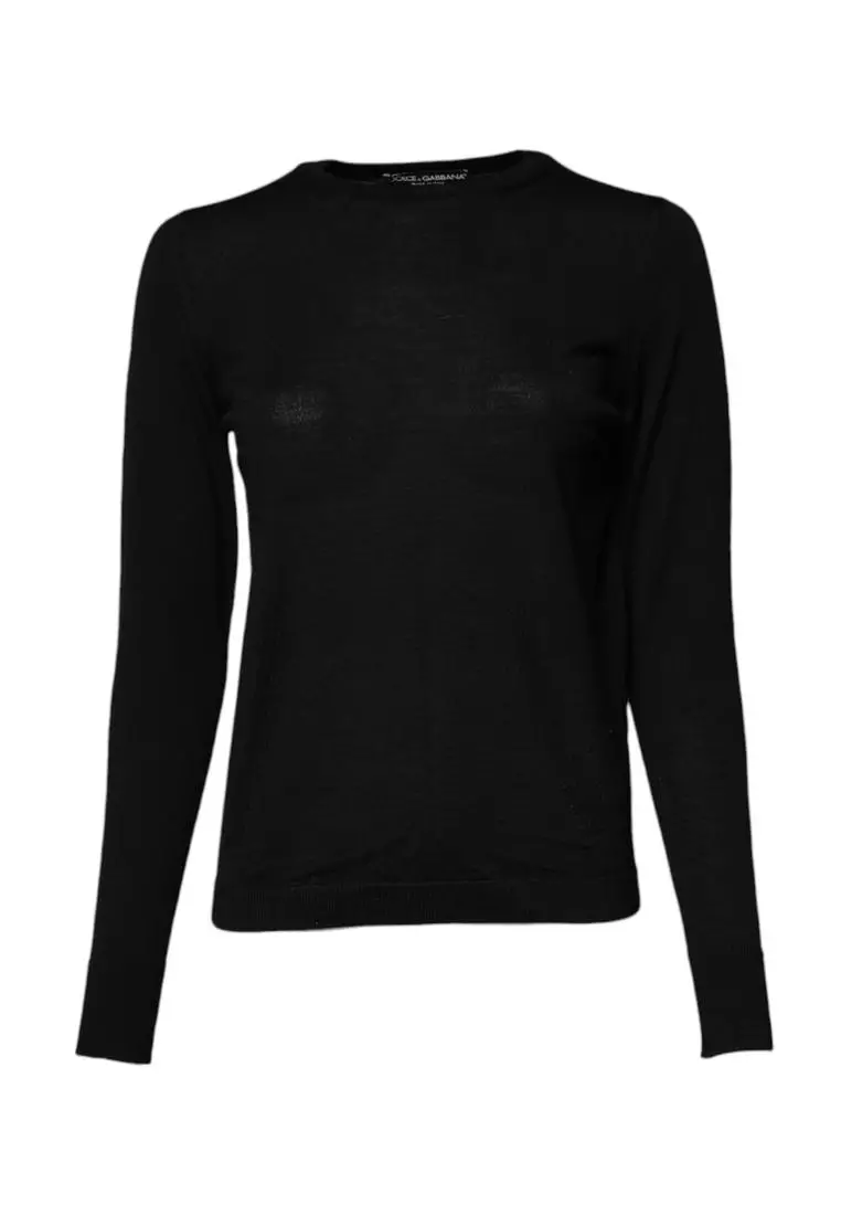 Buy Dolce Gabbana Crew Neck Wool Pullover Sweater 2025 Online