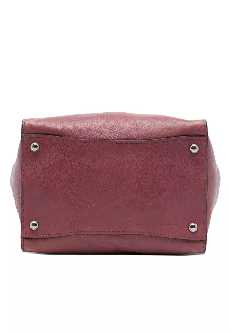 Pre-Loved Prada Glace Calf Twin Pocket Satchel