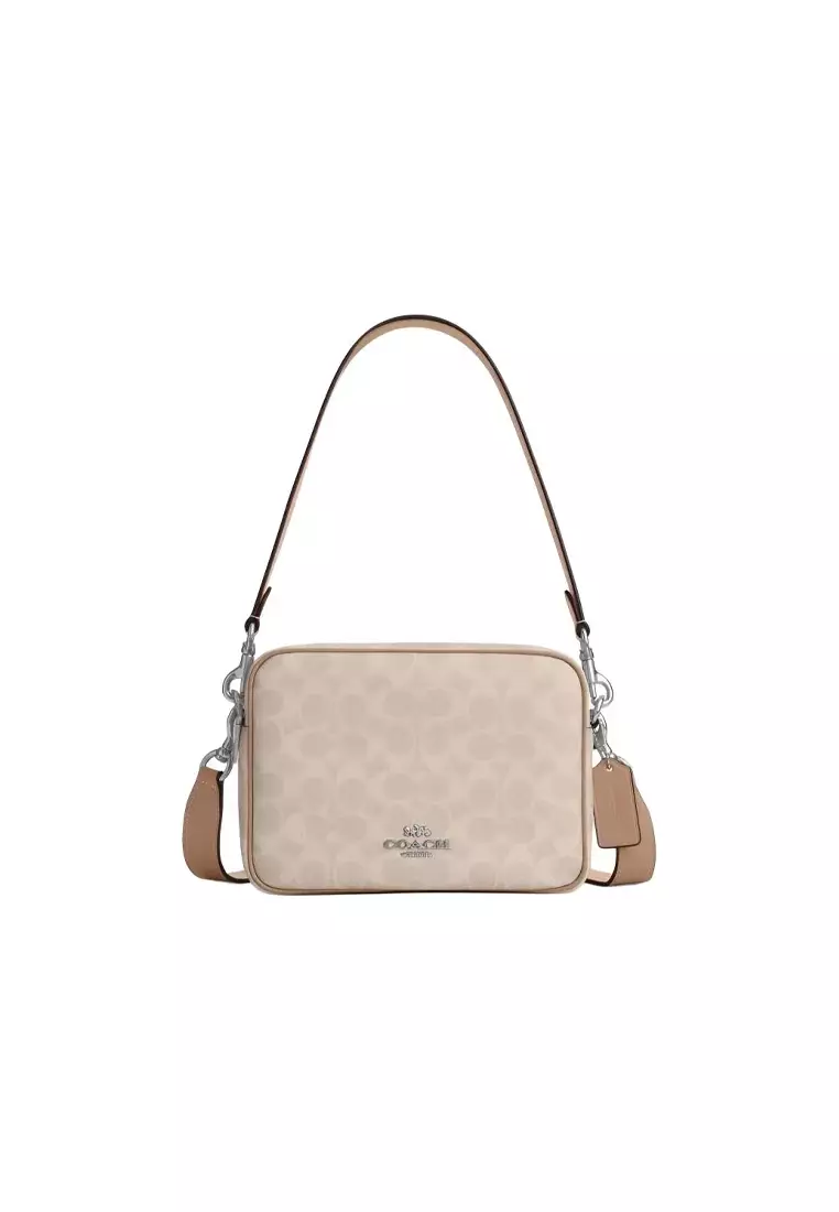 Buy COACH CAREY 21 Women's Crossbody Bag in Sandy Yellow with Gray