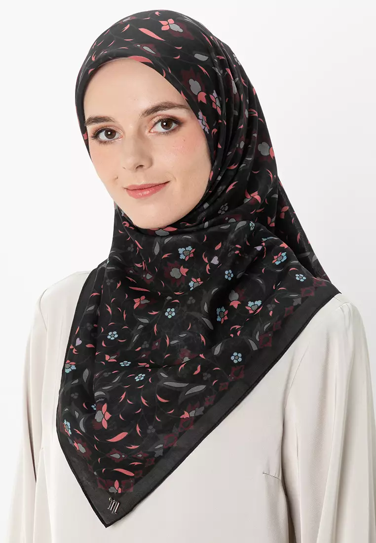 Buy Naelofar Freesia Cotton Voile Square 2025 Online ZALORA