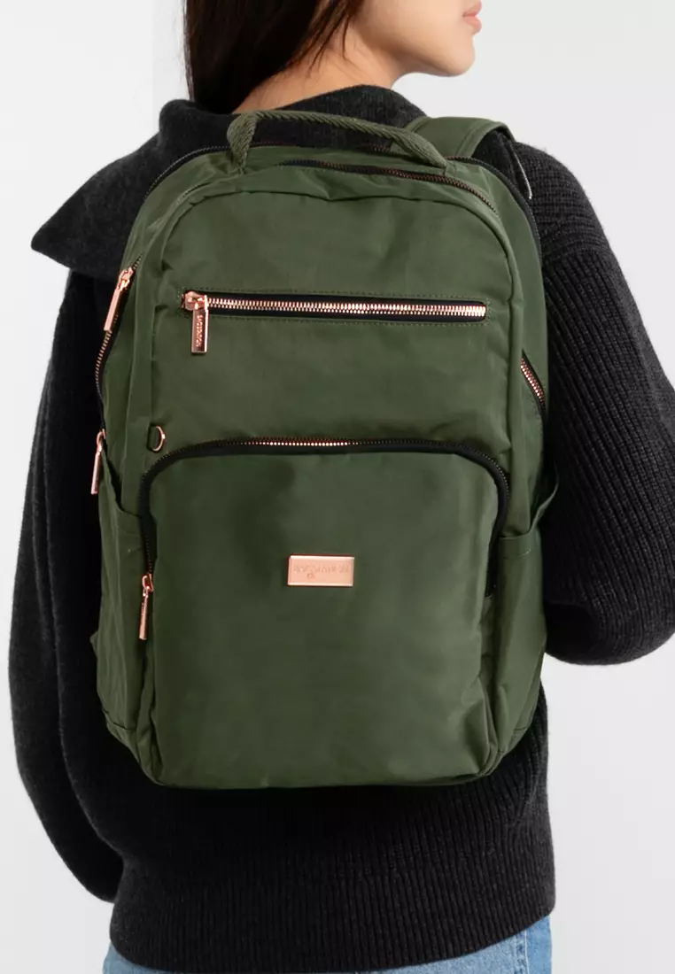 Rose Gold Series Crinkle Nylon Backpack