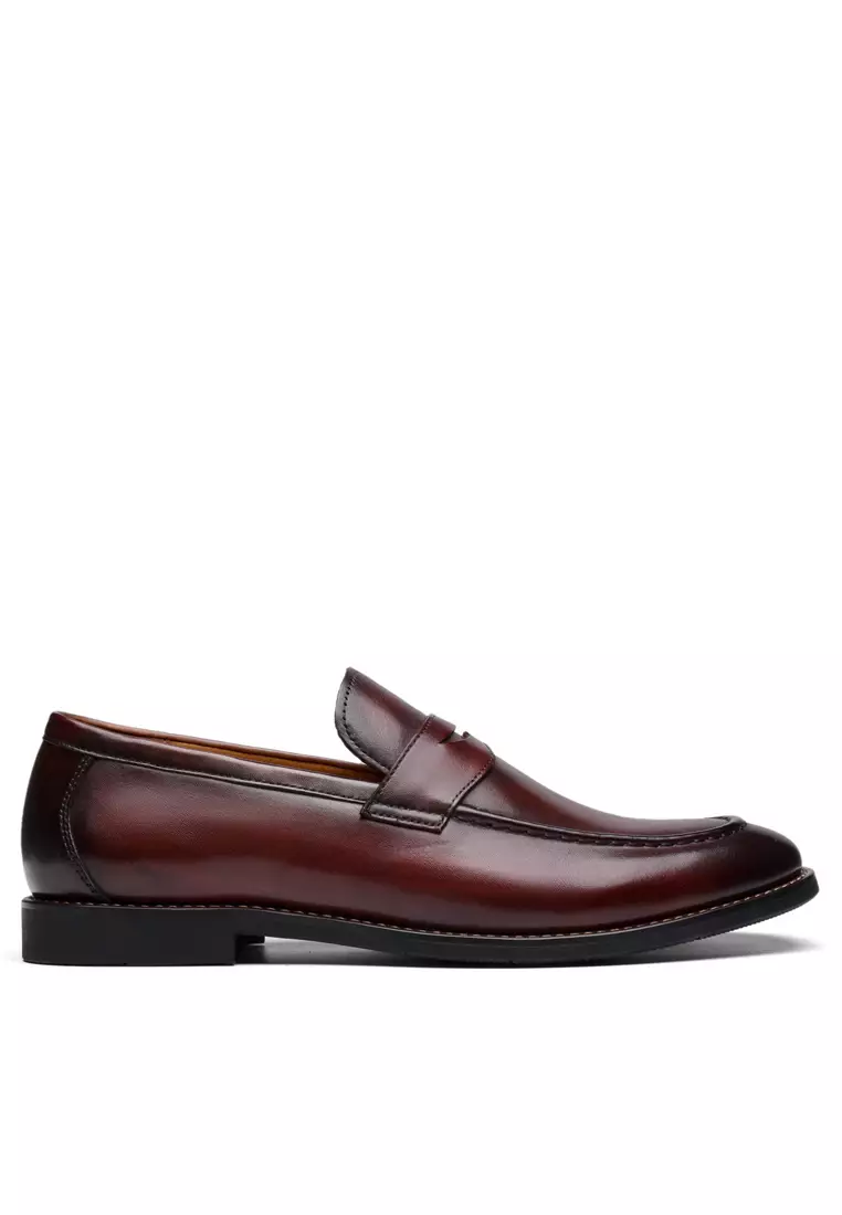 Discount on Twenty Eight Shoes  shoes - SKU: Grain Leather Penny Loafers Mk5050-1