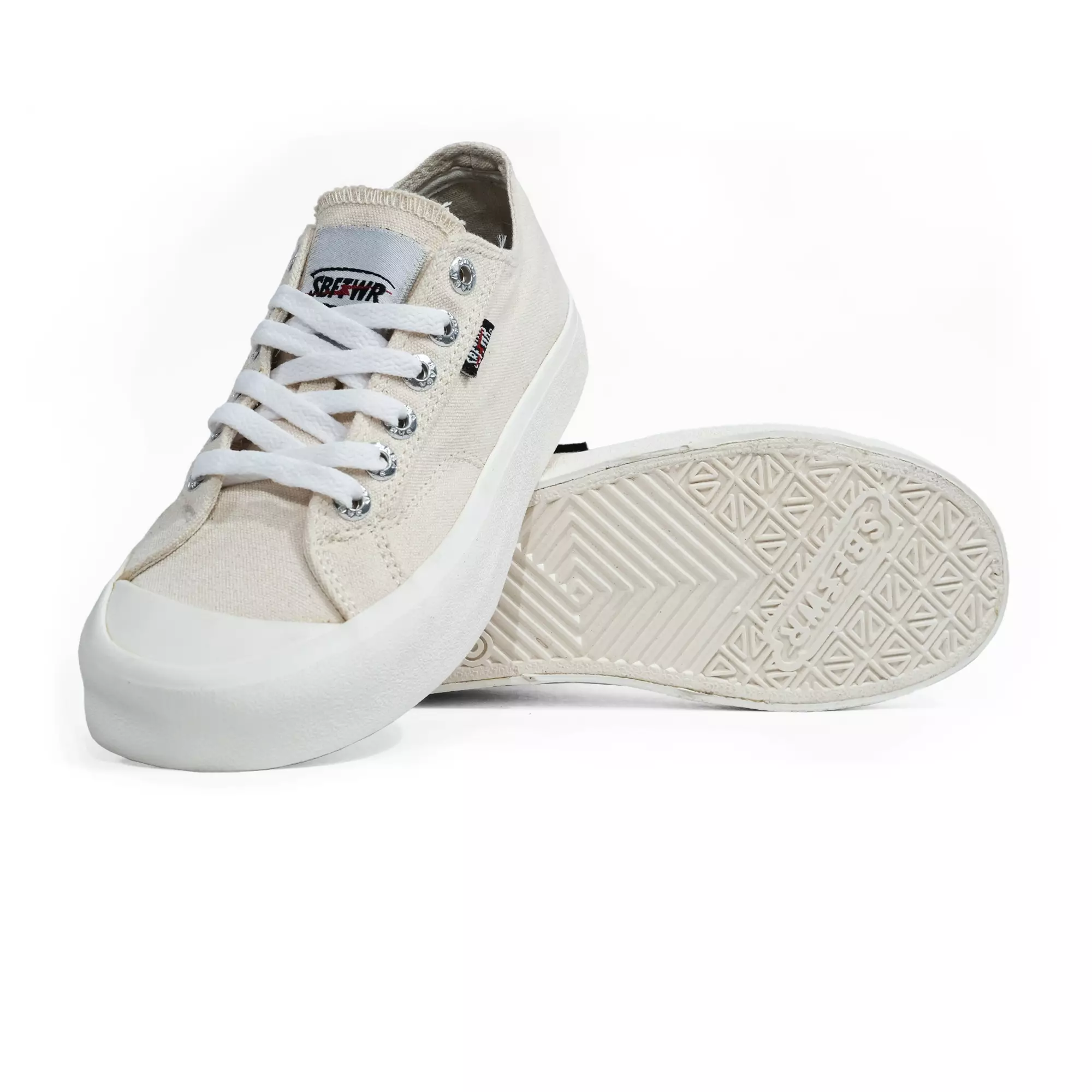 SABA Basic Off White - Sepatu Sneakers Casual Pria Wanita Original 100% BS 06