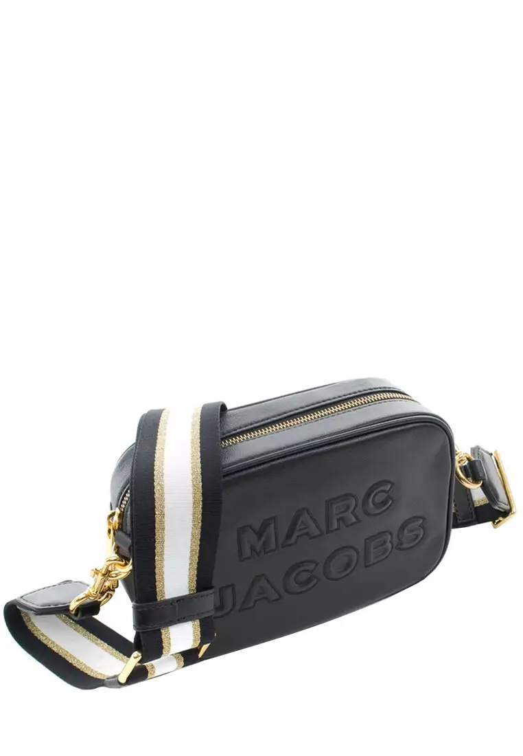 Flash Leather Crossbody Bag in Black M0014465