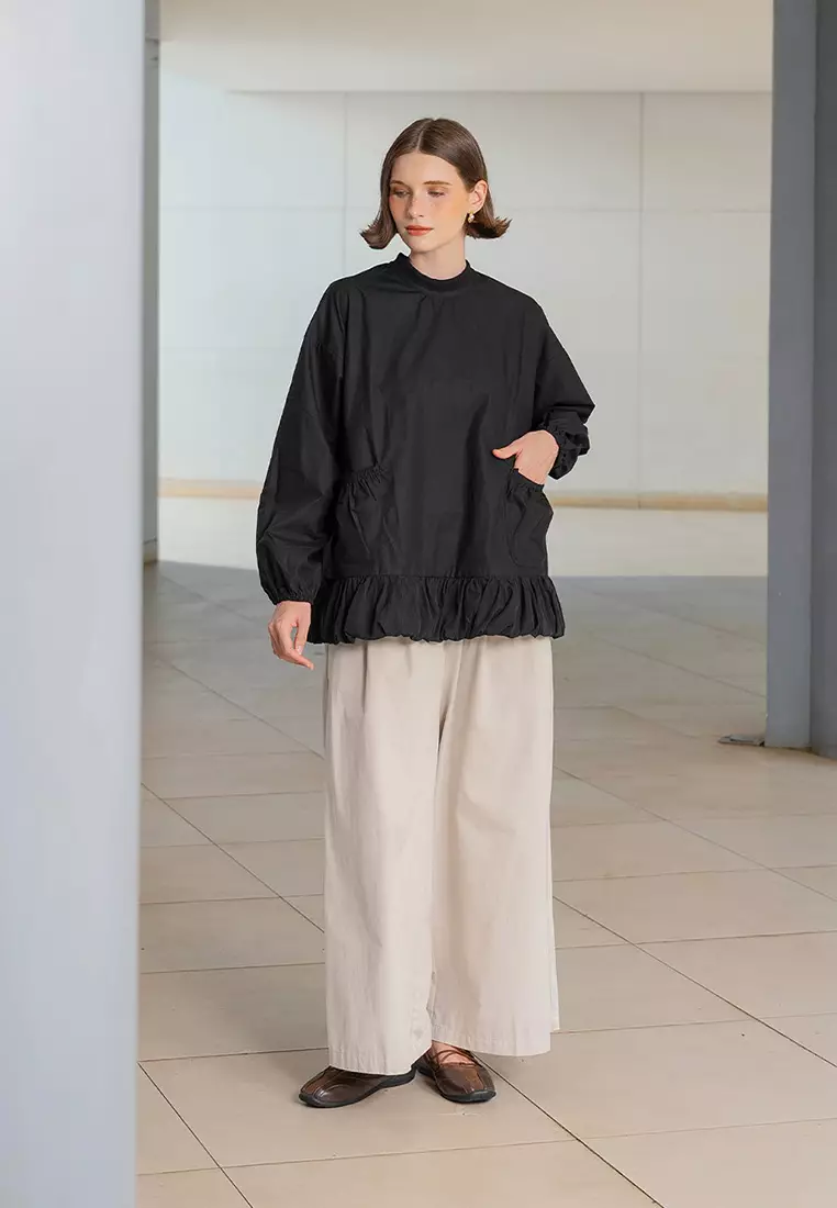Kami Lumo Loose Top Black