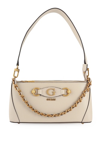 Buy GUESS Izzy Top Zip Shoulder Bag Online | ZALORA Malaysia