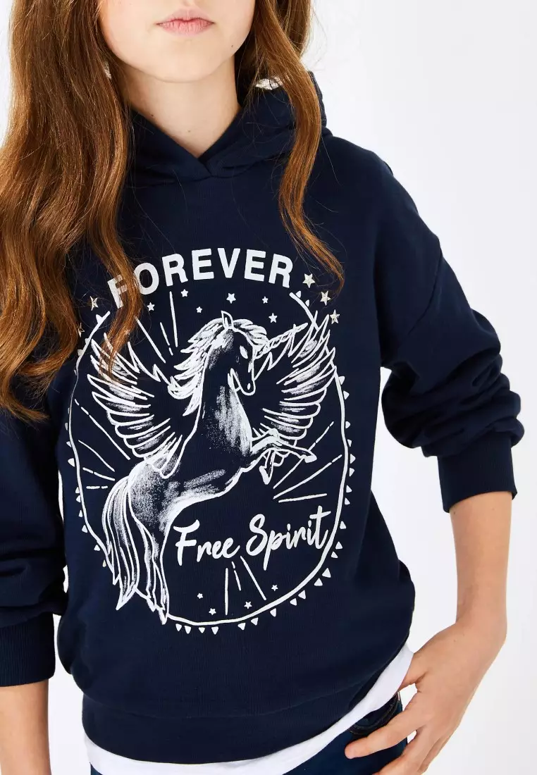 Unicorn sweatshirt forever 21 hot sale