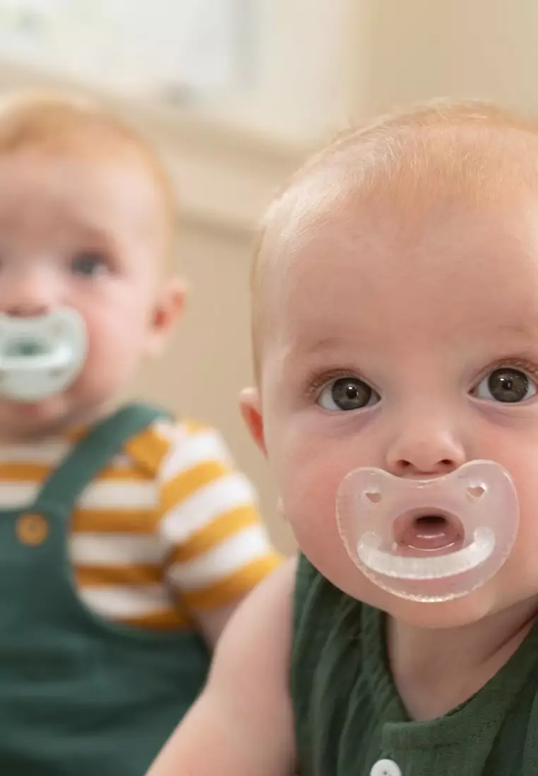 Chicco Physio Soft Soother Silicone 6-16m, Crystal, 2-pack