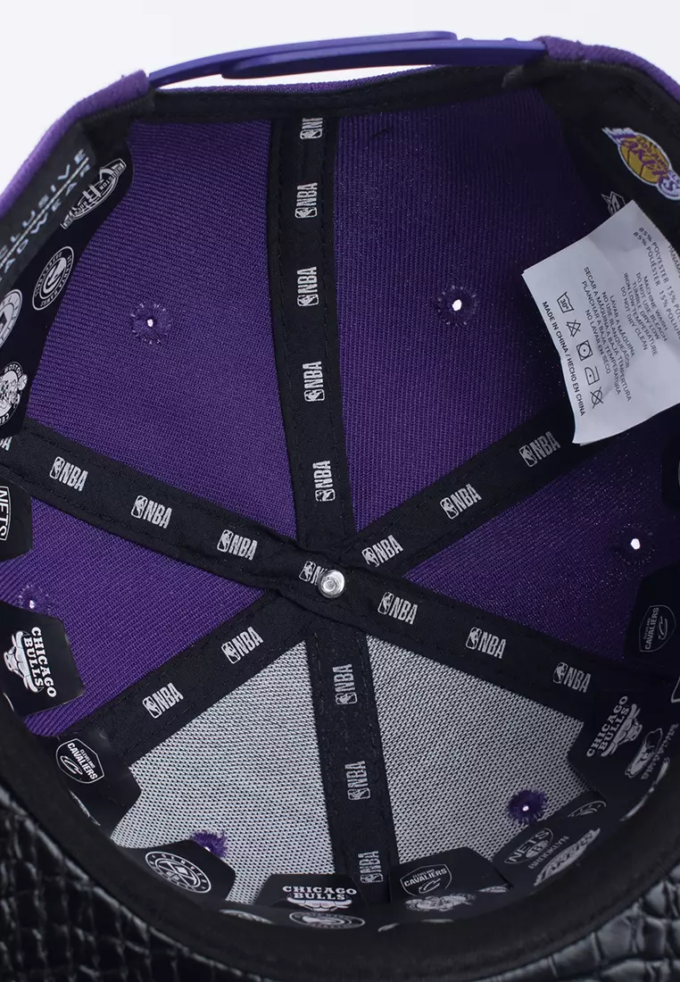 Skin Los Angeles Lakers Mens Flat Snap Back Cap