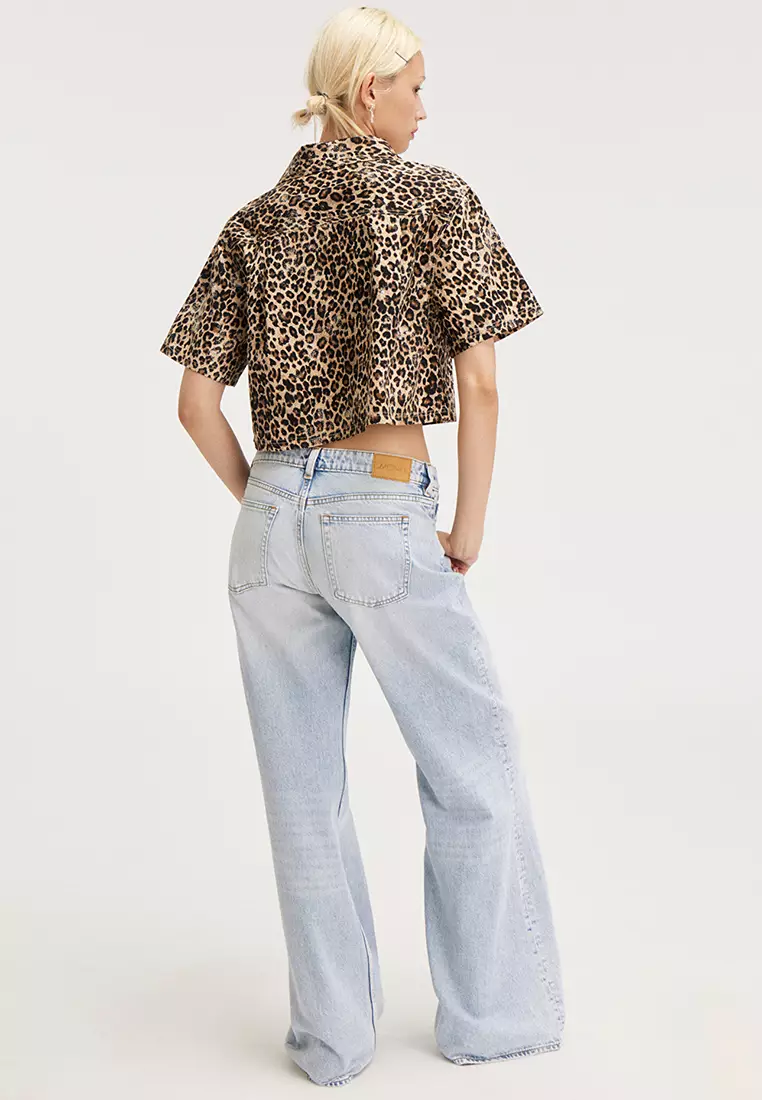 Monki boxy utility jacket clearance