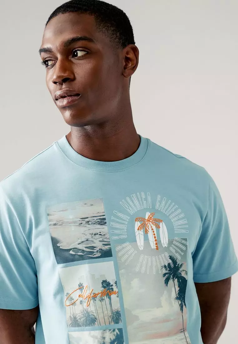 Buy NEXT Beach Graphic T-Shirt 2025 Online | ZALORA