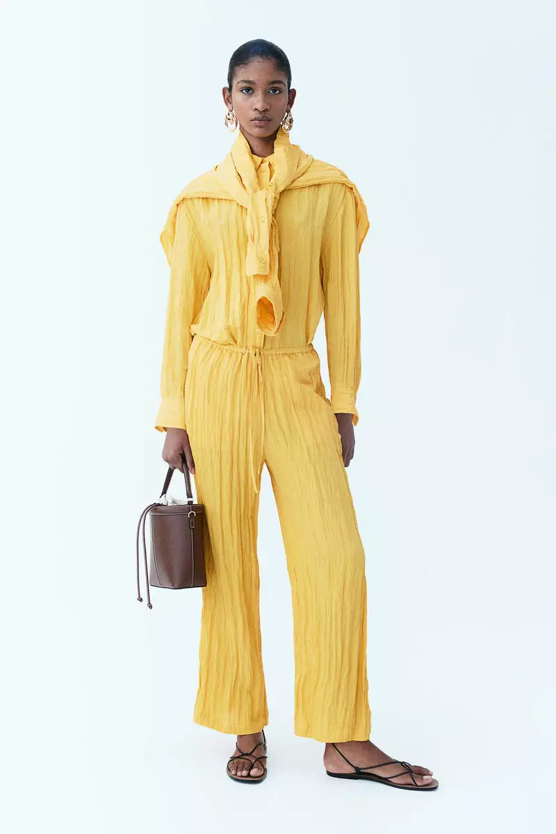 H&m yellow jumpsuit new arrivals