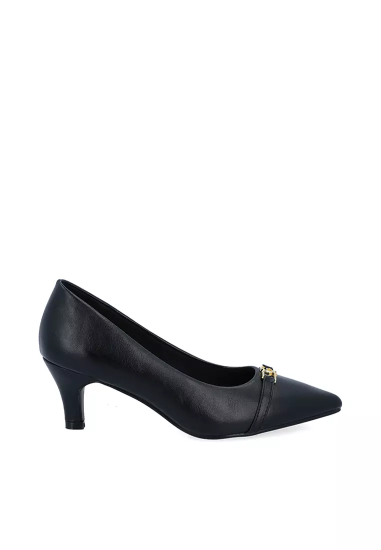 Discount on Carlo Rino  shoes - SKU: Black Aniston Pumps